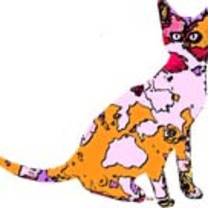 Patchwork Katze. Siehe: http://cat-tshirts.blogspot.com/