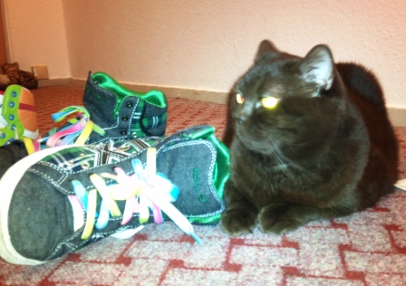 Das ist mein Schuh der richt sooooo gut.