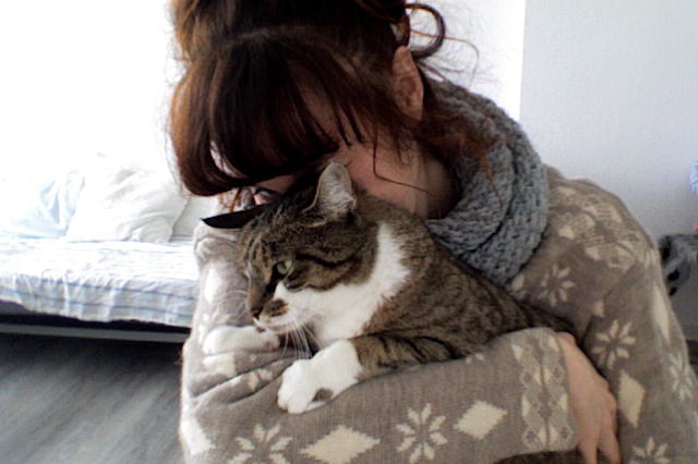 Nun sind es nur noch wir zwei Damen.