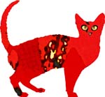 Spanische Katze. Siehe : http://cat-tshirts.blogspot.com/