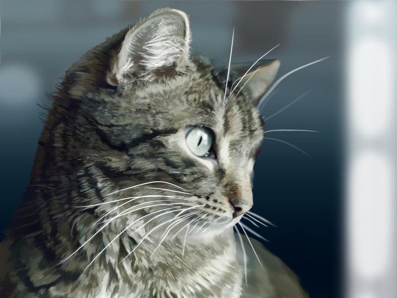 Unsere Lucy Photoshop Illustration